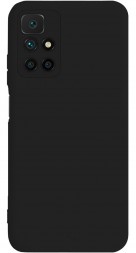 Накладка силиконовая Silicone Cover для Xiaomi Redmi Note 11 5G / Note 11T / Poco M4 Pro 5G чёрная