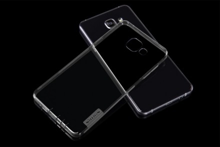 Накладка силиконовая Nillkin Nature TPU Case для Samsung Galaxy A7 (2016) A710 прозрачно-черная
