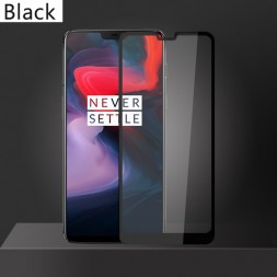 Защитное стекло для OnePlus 6 полноэкранное черное 5D