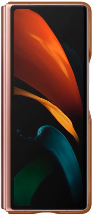 Накладка Samsung Leather Cover для Samsung Galaxy Z Fold2 F916 EF-VF916LAEGRU коричневая