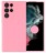 Накладка силиконовая Silicone Cover для Samsung Galaxy S22 Ultra S908 розовая