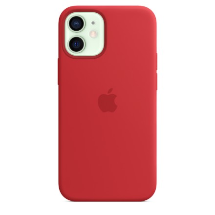 Накладка Apple Silicone Case MagSafe для iPhone 12 Mini MHKW3ZE/A красная