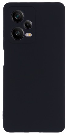 Накладка силиконовая Silicone Cover для Poco X5 Pro 5G / Xiaomi Redmi Note 12 Pro 5G чёрная