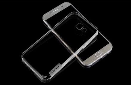 Накладка силиконовая Nillkin Nature TPU Case для Samsung Galaxy A7 (2017) A720 прозрачная