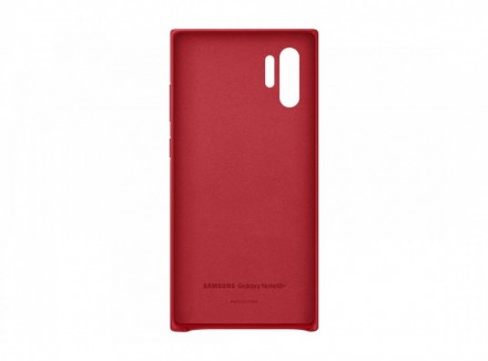 Накладка Samsung Leather Cover для Samsung Galaxy Note 10 Plus N975 EF-VN975LREGRU красная