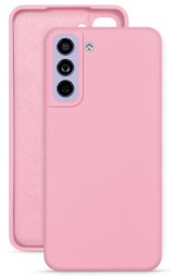 Накладка силиконовая Silicone Cover для Samsung Galaxy S22 Plus S906 розовая