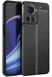 Накладка силиконовая для OnePlus 10R/Ace под кожу чёрная