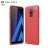 Накладка силиконовая для Samsung Galaxy J8 (2018) J810 карбон сталь красная