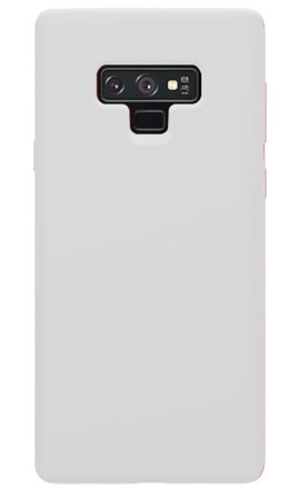 Накладка силиконовая Silicone Cover для Samsung Galaxy Note 9 N960 белая