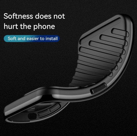 Накладка силиконовая Thunder Series для Samsung Galaxy S23 S911 черная