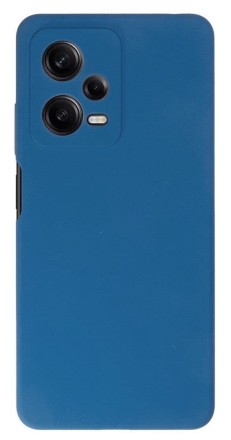 Накладка силиконовая Silicone Cover для Poco X5 Pro 5G / Xiaomi Redmi Note 12 Pro 5G синяя