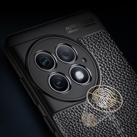 Накладка силиконовая для OnePlus Ace 2 Pro под кожу чёрная