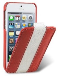 Чехол Melkco Jacka Type для iPhone 5/5s/SE Red/White