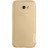 Накладка силиконовая Nillkin Nature TPU Case для Samsung Galaxy A7 (2017) A720 прозрачно-золотая
