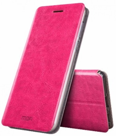 Чехол-книжка Mofi для Huawei Honor 7X розовый