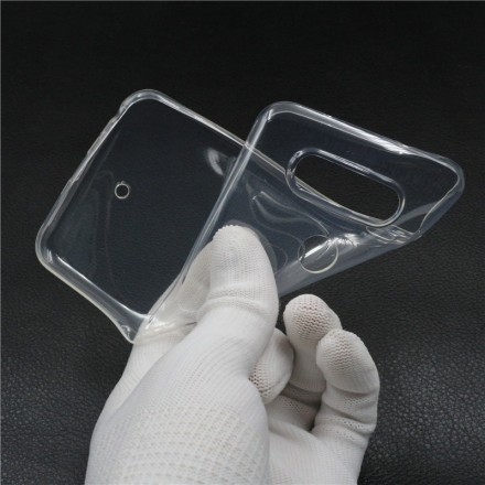 Накладка силиконовая для LG Q8 прозрачная