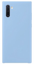 Накладка силиконовая Silicone Cover для Samsung Galaxy Note 10 N970 голубая