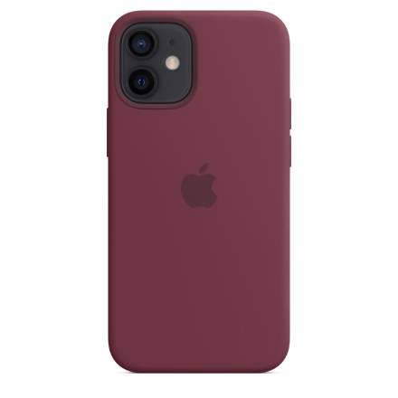 Накладка Apple Silicone Case MagSafe для iPhone 12 Mini MHKQ3ZE/A сливовая
