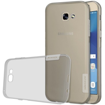 Накладка силиконовая Nillkin Nature TPU Case для Samsung Galaxy A7 (2017) A720 прозрачно-черная