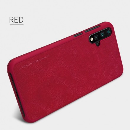 Чехол Nillkin Qin Leather Case для Huawei Nova 5 / Huawei Nova 5 Pro красный