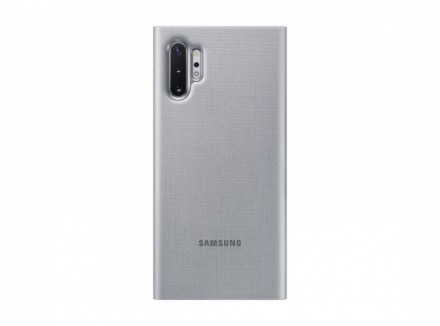Чехол LED View Cover для Samsung Galaxy Note 10 Plus SM-N975 EF-NN975PSEGRU серебристый