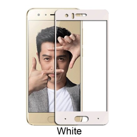 Защитное стекло для Huawei Honor 9 полноэкранное белое 5D