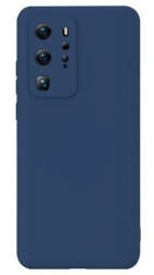 Накладка силиконовая Soft Touch для Huawei P40 Pro синяя