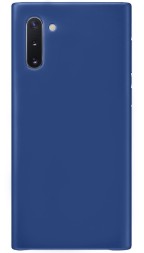 Накладка силиконовая Silicone Cover для Samsung Galaxy Note 10 N970 синяя