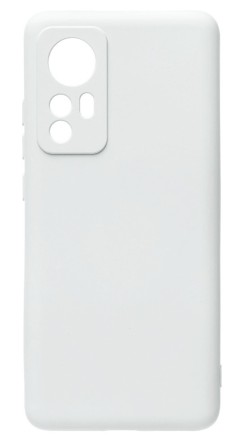 Накладка силиконовая Silicone Cover для Xiaomi 12 / Xiaomi 12X / Xiaomi 12S белая