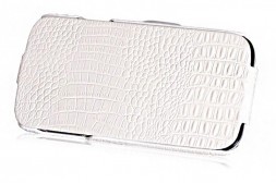 Чехол Borofone Crocodile Leather для Samsung Galaxy S4 i9500 White (белый)