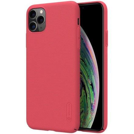 Накладка пластиковая Nillkin Frosted Shield для iPhone 11 Pro Max красная