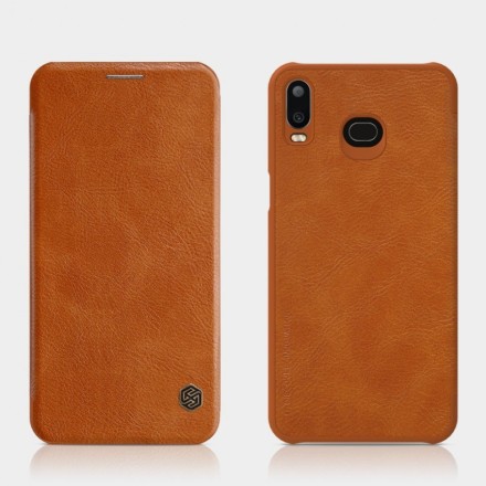 Чехол-книжка Nillkin Qin Leather Case для Samsung Galaxy A6s G6200 коричневый