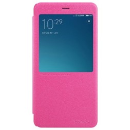 Чехол-книжка Nillkin Sparkle Series для Xiaomi Redmi Note 4 розовый