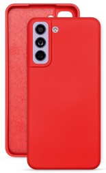 Накладка силиконовая Silicone Cover для Samsung Galaxy S22 Plus S906 красная