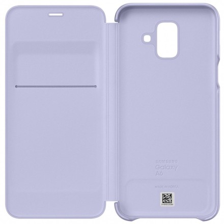 Чехол Samsung Wallet Cover для Samsung Galaxy A6 (2018) A600 EF-WA600CVEGRU фиолетовый