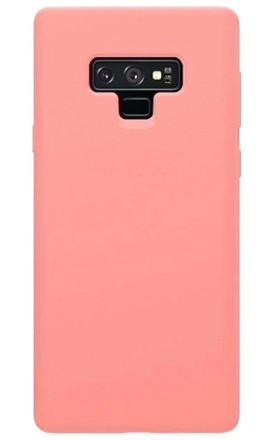 Накладка силиконовая Silicone Cover для Samsung Galaxy Note 9 N960 розовая