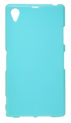 Накладка силиконовая для Sony Xperia Z1 глянцевая голубая