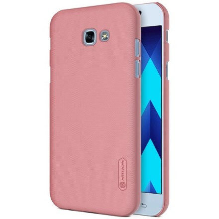 Накладка пластиковая Nillkin Frosted Shield для Samsung Galaxy A5 (2017) A520 розовая