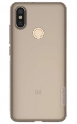 Накладка силиконовая Nillkin Nature TPU Case для Xiaomi Mi A2 / Mi 6X прозрачно-черная