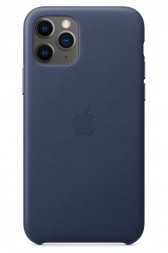 Накладка Apple Leather Case для iPhone 11 Pro MWYG2ZM/A Темно-синяя