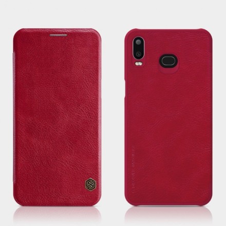 Чехол-книжка Nillkin Qin Leather Case для Samsung Galaxy A6s G6200 красный