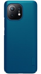 Накладка пластиковая Nillkin Frosted Shield для Xiaomi Mi 11 Синяя