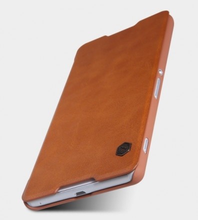 Чехол-книжка Nillkin Qin Leather Case для Sony Xperia C5 Ultra коричневый