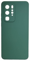 Накладка силиконовая Soft Touch для Huawei P40 Pro темно-зеленая