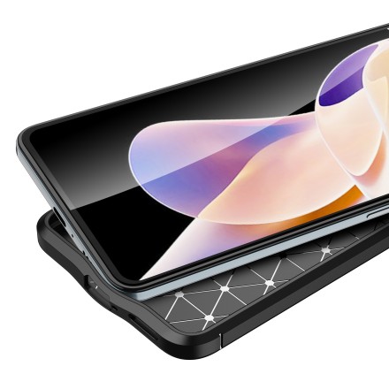 Накладка силиконовая для Xiaomi Redmi Note 11 Pro Plus 5G (Xiaomi Redmi Note 11 Pro+ 5G) под кожу чёрная