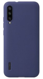 Накладка силиконовая Soft Touch ультратонкая для Xiaomi Mi 9 Lite/Mi CC9/Mi A3 Lite синяя