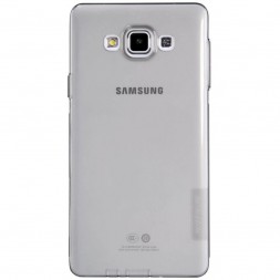 Накладка силиконовая Nillkin Nature TPU Case для Samsung Galaxy A7 (2015) A700 прозрачно-черная