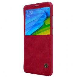 Чехол Nillkin Qin Leather Case для Xiaomi Redmi Note 5 / Note 5 Pro красный