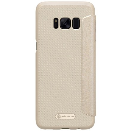 Чехол-книжка Nillkin Sparkle Series для Samsung Galaxy S8 Plus G955 золотистый