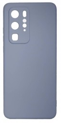 Накладка силиконовая Soft Touch для Huawei P40 Pro платиново-серая